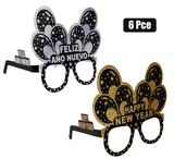 Happy New Year Glasses 6pc