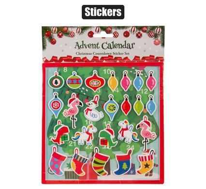 Christmas Sticker Advent Calendar
