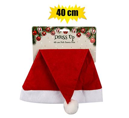 Christmas Felt Hat 40cm Red
