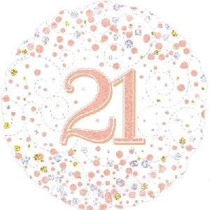 Foil Balloon 18in Milestone 21st