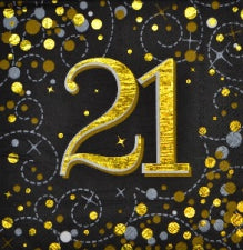 Serviettes Age/Milestones - 21's