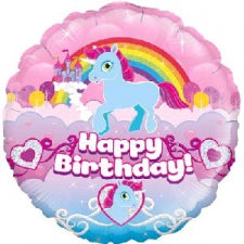 Holographic Unicorn/Pony 18" Foil Balloon