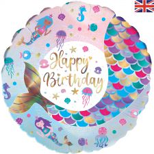 Shimmering Mermaid 18" Foil Balloon