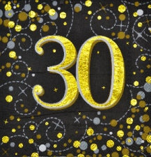 Serviettes Age/Milestones - 30's