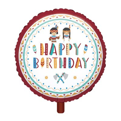 Teepee & Tomahawk 18" Foil Balloon