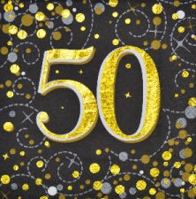 Serviettes Age/Milestones - 50's