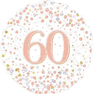 Foil Balloon 18in Milestone 60's