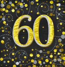 Serviettes Age/Milestones - 60's