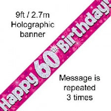 Banner Age/Milestone - 60's