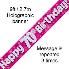 Banner Age/Milestone - 70's