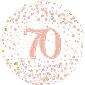 Foil Balloon 18in Milestone 70's