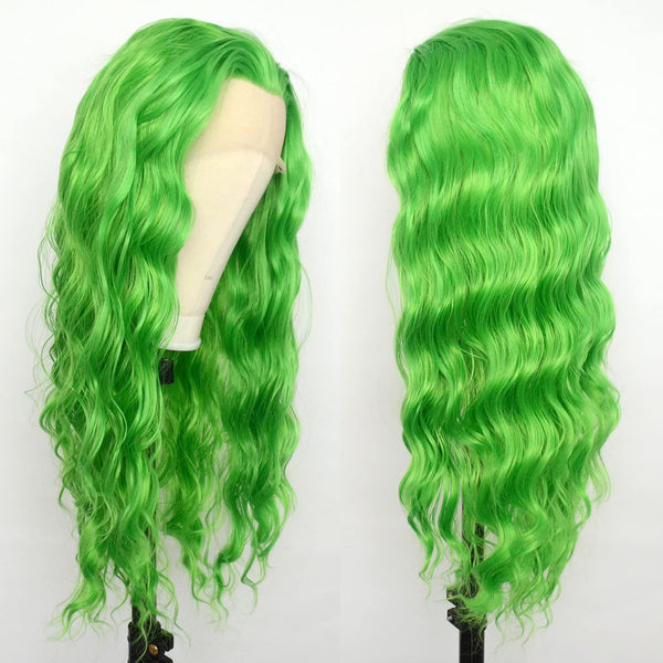 Long Lumo Green Wig