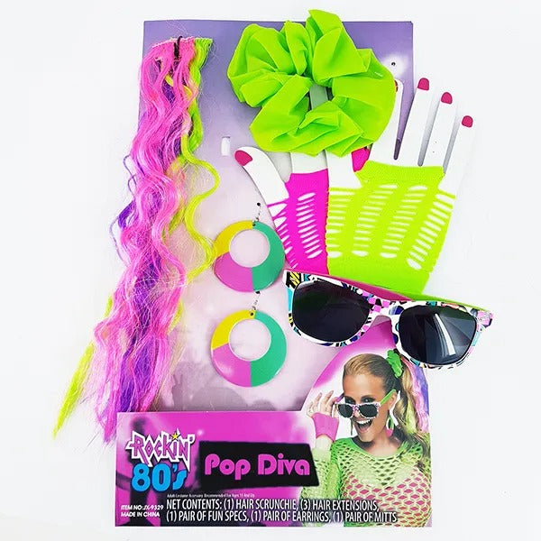 80's POP Diva Accessory Set