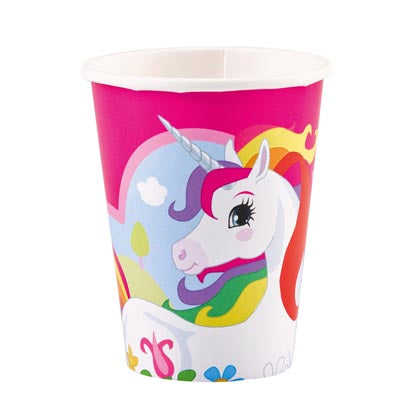 Unicorn with Butterflies Paper Cups 10pcs