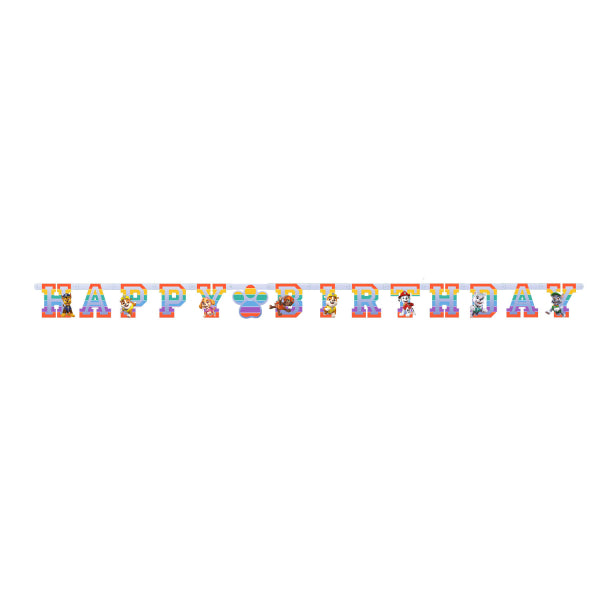Happy Birthday Paw Patrol Banner