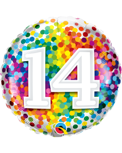 Foil Balloon Round 18" Age/Milestones - 14's