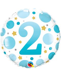 Foil Balloon Round 18" Age/Milestones - 2's