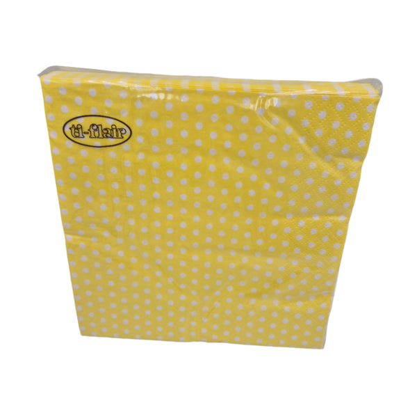 Ti Flair Bolas Yellow Serviettes
