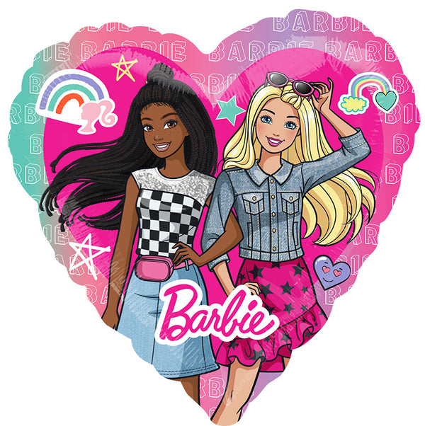 Barbie Jumbo Heart 28" Foil