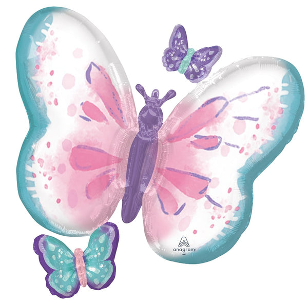 Butterfly Supershape Foil Balloon 29 inch 73 cm