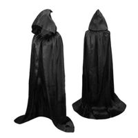 Cape With Hood Black