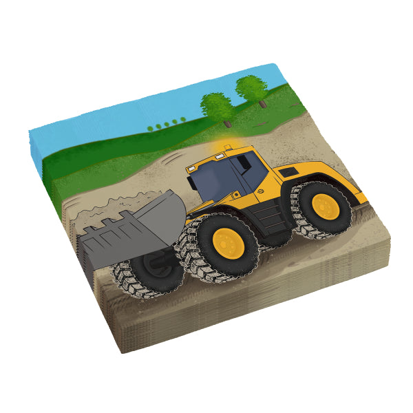 Construction Serviettes 20pcs
