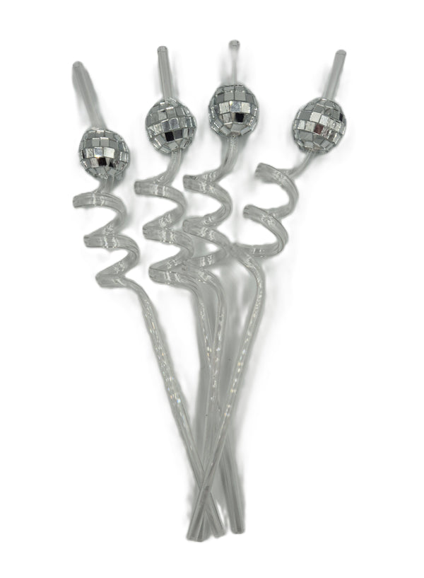Disco Straws 4 Piece