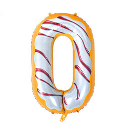 Foil Balloon Number 40/42" - Donut