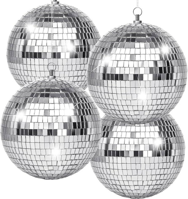 Disco Balls Large 4 Piece