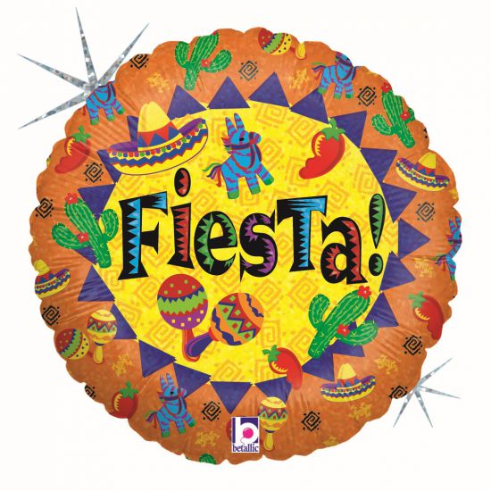 Fiesta Foil Balloon 18"