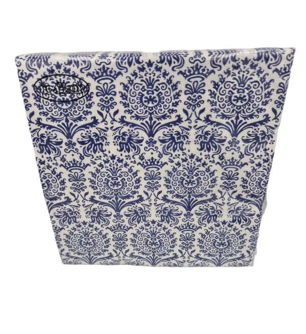Ti Flair Fine Damask Navy Serviettes