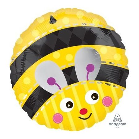 Bumble Bee Foil Balloon 18in