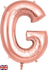 Foil Balloon Alphabet 17" - Rose Gold