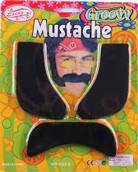 Hippie Groovy Moustache Set