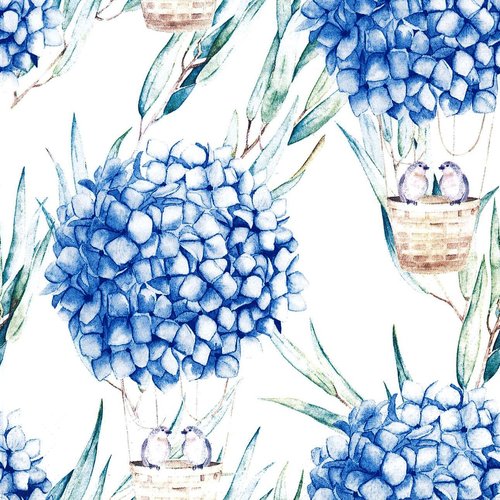 Ti Flair - Hydrangea Balloons Blue