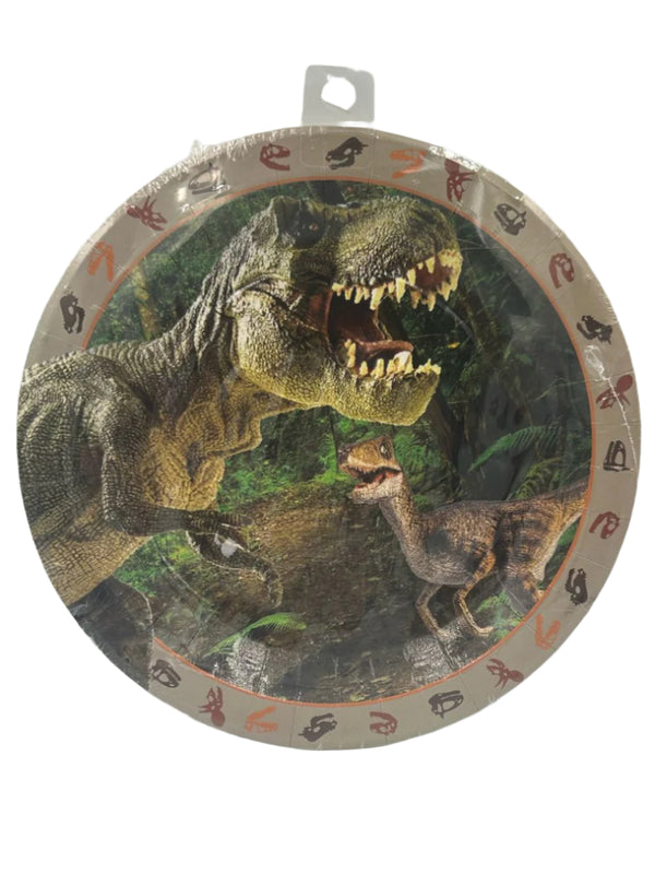 Dinosaur Paper Plates 8" 9pc