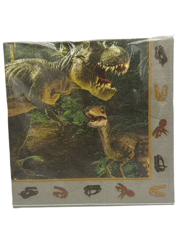 Dinosaur Serviettes 20pc