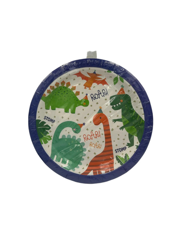 Dinosaur Paper Plates 9" 10pc