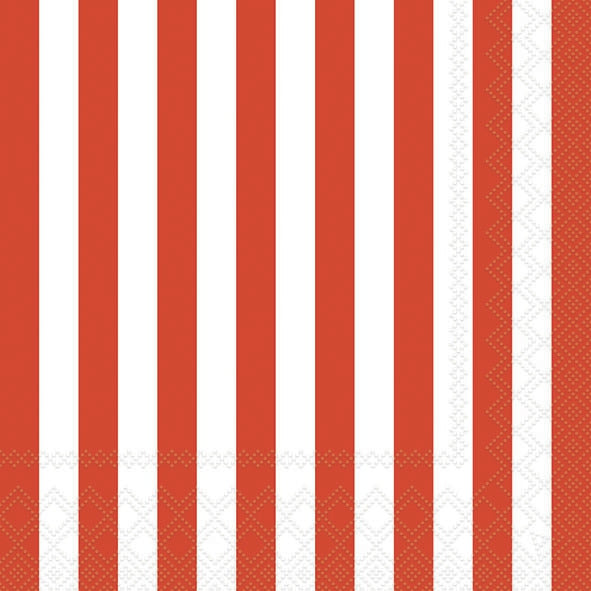 Ti Flair - Klassik Streifen Red - White