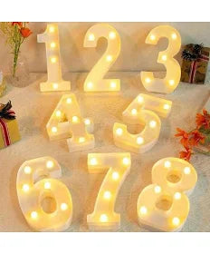 LED Number Lights 21.5 cm Battery