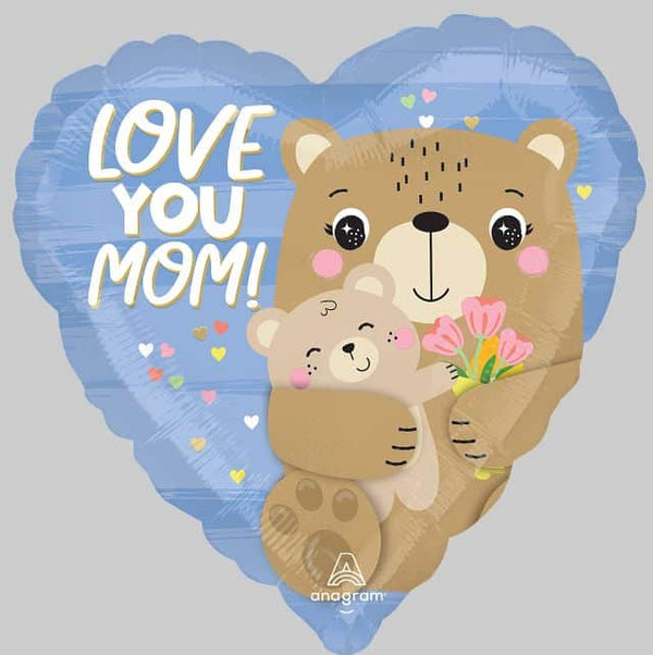 Love You Mom 18" Foil Balloon