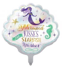 Mermaid Kisses Supershape Foil Balloon