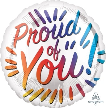 Proud of You 17 inch Foil Balloon
