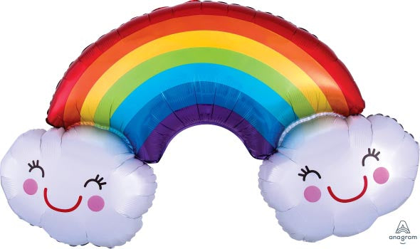 Rainbow Supershape Foil 93x55cm