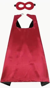 Cape Red and Mask Child