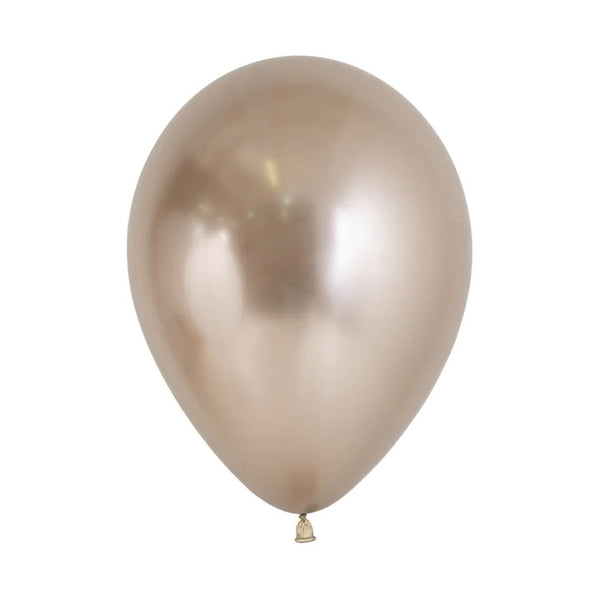 Premium Latex Balloons 5" - Reflex Chrome