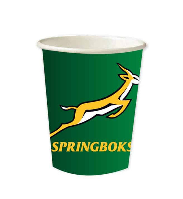 Springboks Paper Cups