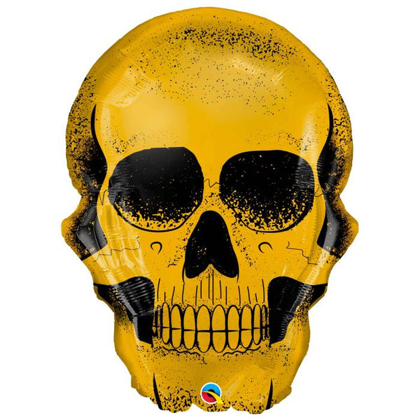 Gold Skull 36" Foil Balloon