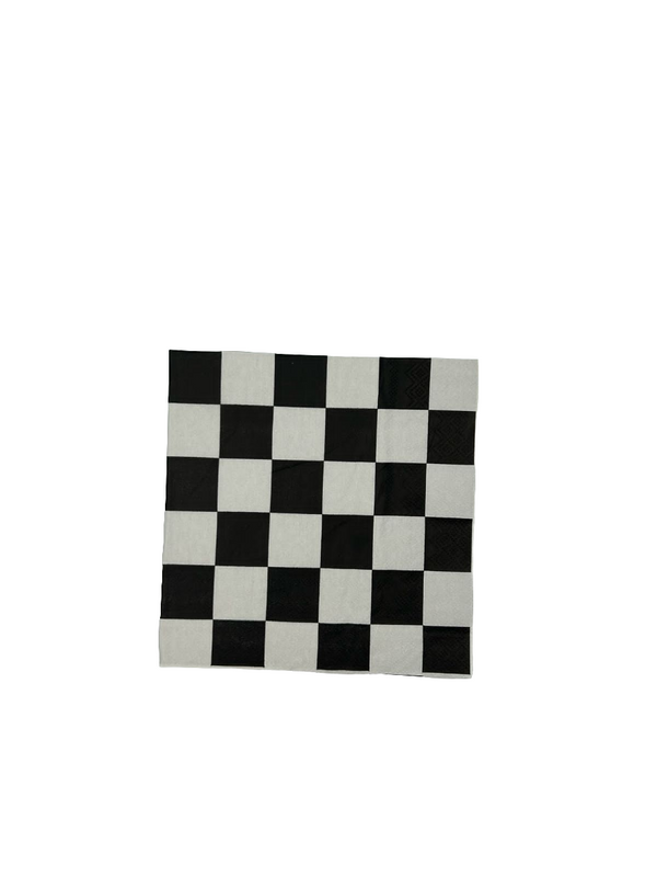 Racing Checkered Flag Serviettes