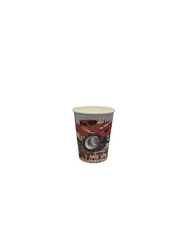 Monster Truck Paper Cups 10pc